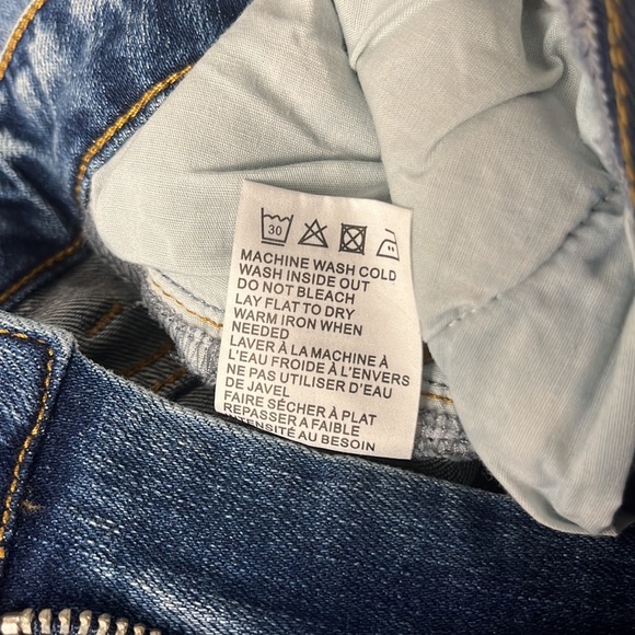 Sandrine Rose x Free People Super Flare Denim Jeans Women’s Size 24 Medium Wash - Picture 14 of 14